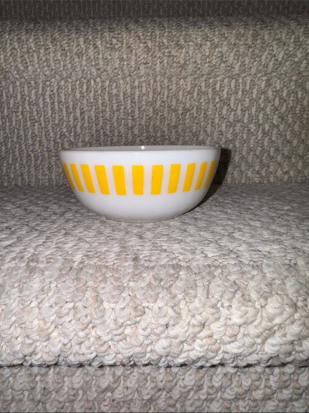 Hazel Atlas Candy striped bowl
